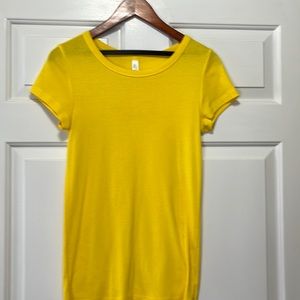 Like New Victoria’s Secret Mustard Yellow Tee